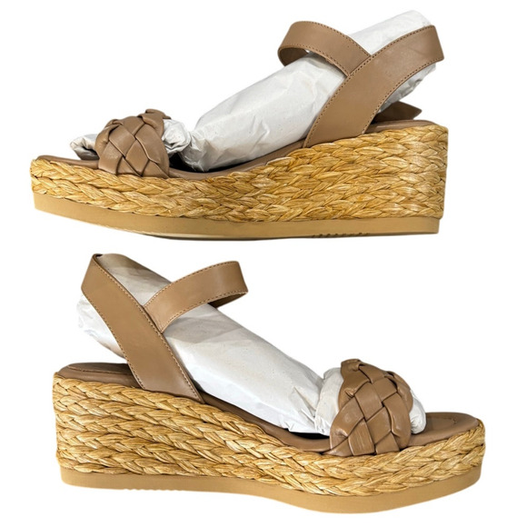 André Assous Women's Cecilia Espadrille Wedge Sandal Khaki 11M - Picture 7 of 10